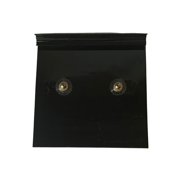 Swarovski Signature Gold-Plate Pave Crystal Door Knocker NOS Stud Earrings - Picture 3 of 4